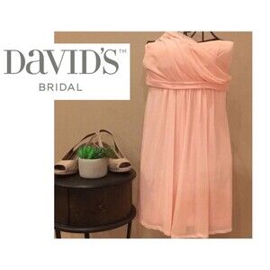 David’s Bridal •  {Knee Length}  Formal Dress